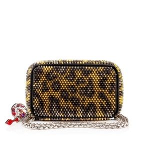 Christian Louboutin Piloutin Nappa Mini Spikes Bag